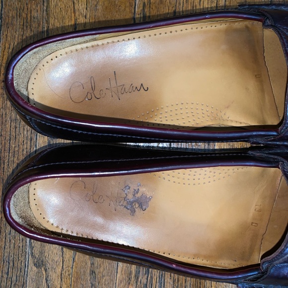 Cole Haan Brown Leather Slip On Loafers Size 13D - Picture 2 of 8